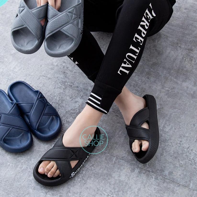 Sandal Pria Selop Cowok Jelly Full Karet Balance 1989-M1 BANXCO