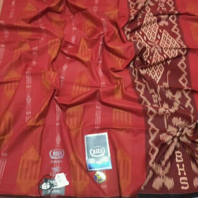 Sarung BHS Classic Silver Kawung Dobby Original