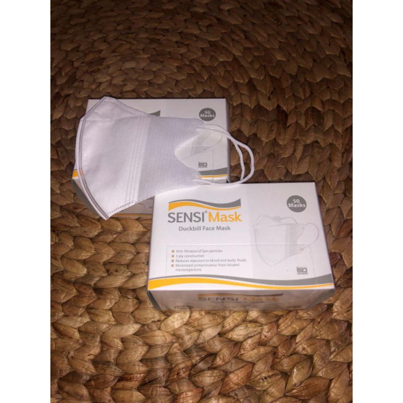 [1 set isi 10 pcs masker] GROSIR MASKER SENSI DUCKBILL ORIGINAL MEDAN