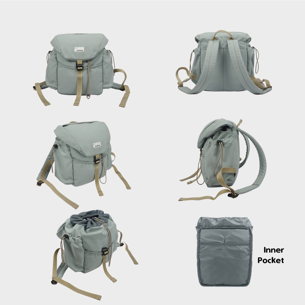 Evroa Nancy Backpack - Light Grey