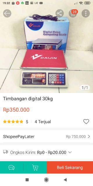 Timbangan Digital 30kg