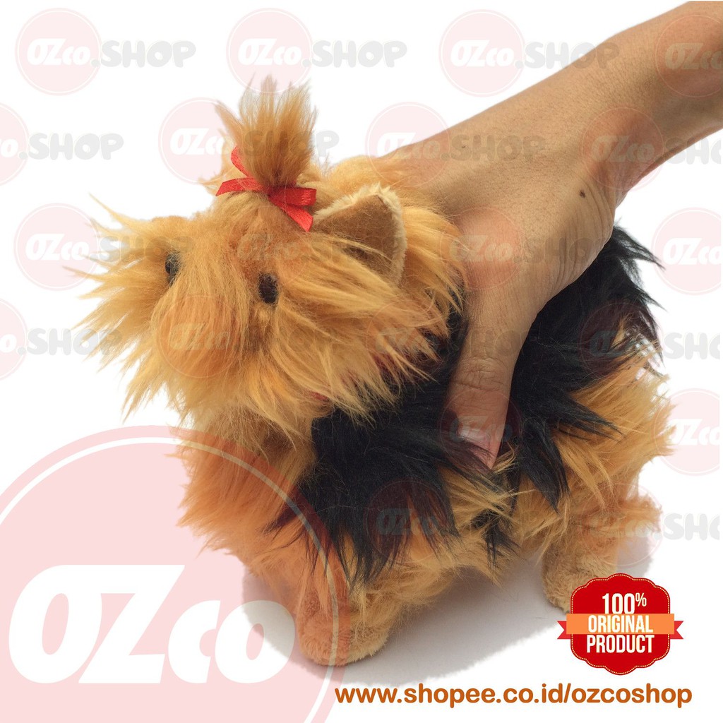 Boneka Hewan Anjing Yorkshire Terrier Original Ozco Soz097