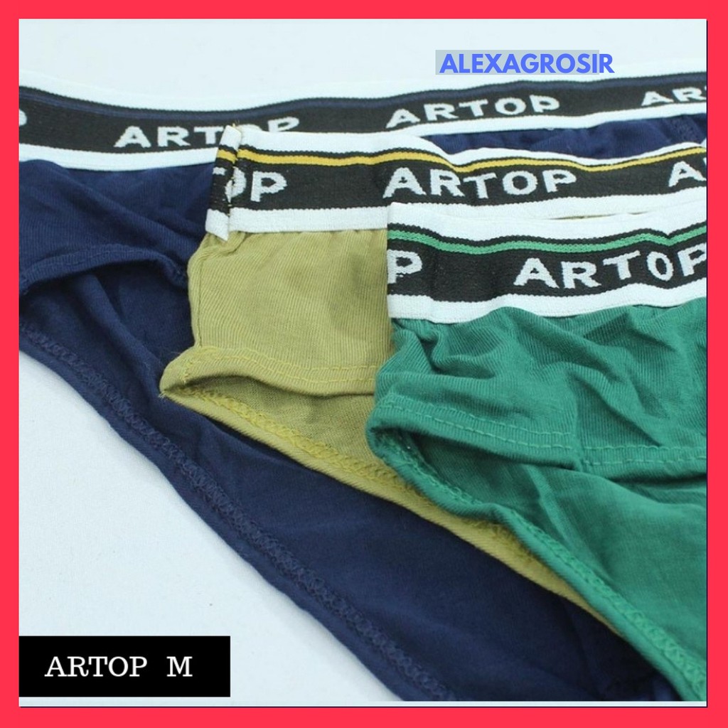 Undies Celana Dalam Pria Polos Merk Artop celana dalam remaja anak laki-laki SD SMP artop size M L XL