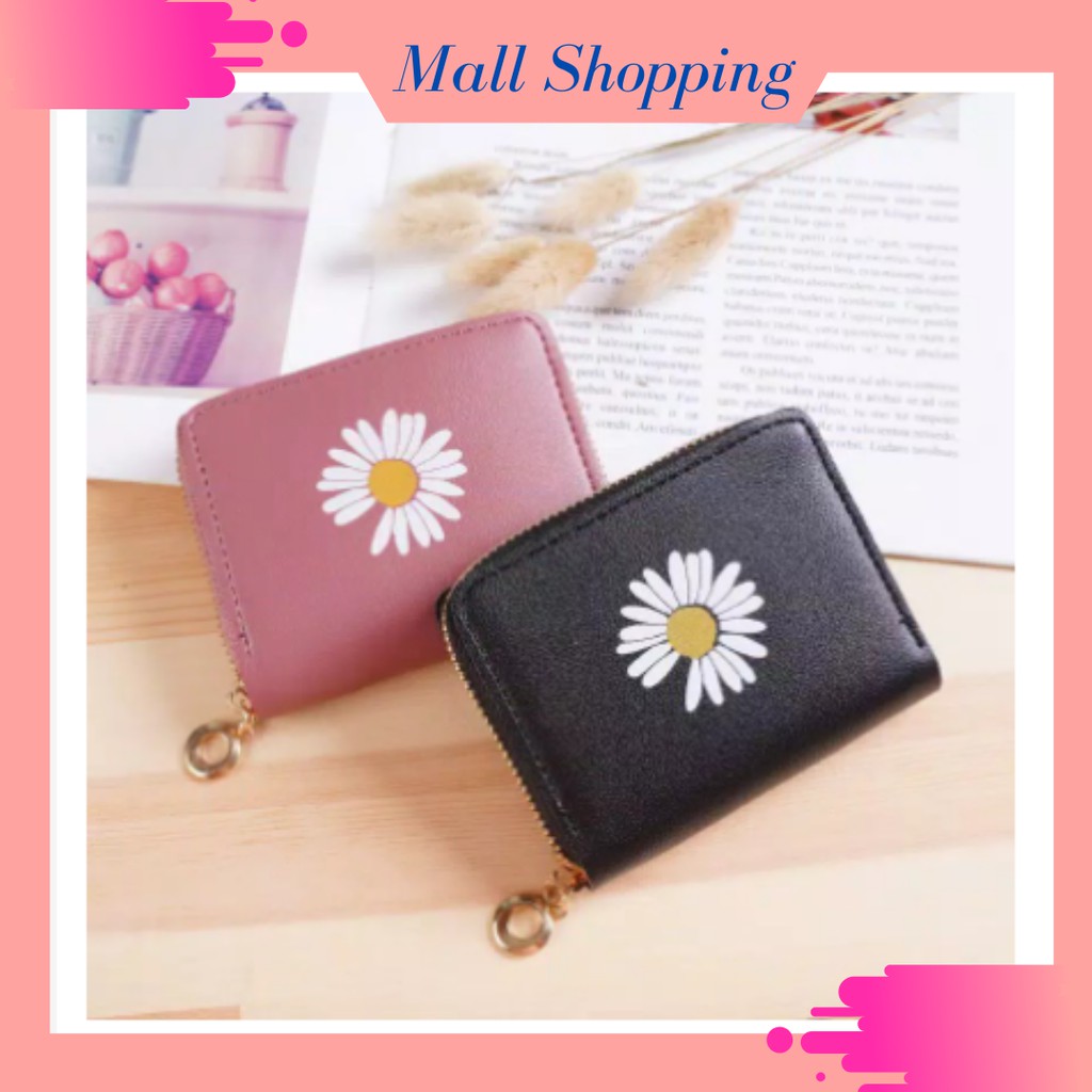 (COD) Dompet Koin Dompet Wanita Dompet Kartu / Dompet Mini Motif MALL SHOPPING