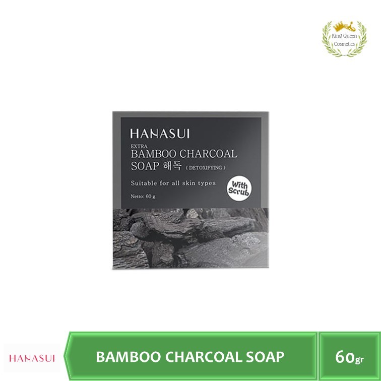HANASUI SABUN BAMBOO CHARCOAL ORIGINAL - BAMBOO CHARCOAL