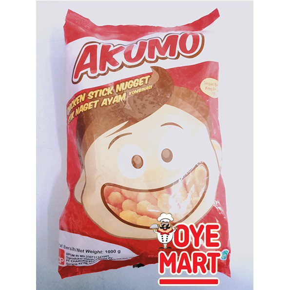 AKUMO STIK NAGET AYAM 1KG NUGGET AYAM