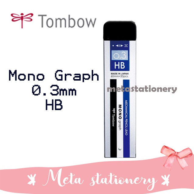 

Isi Pensil Mekanik / Refill Tombow Mono Graph 0.3mm HB