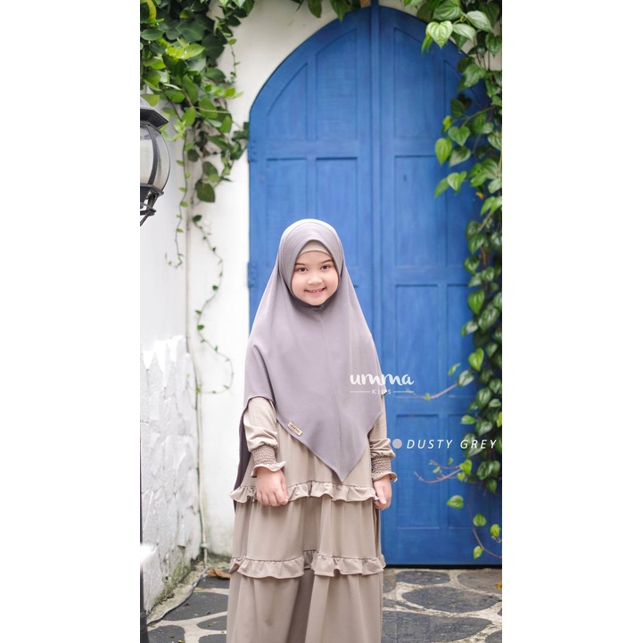 Albarizk Umma Bergo Milea Kids Kerudung jilbab anak Bergo hijab instan kids