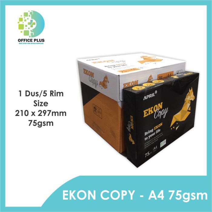

Kertas / Gojek Termurah Copy Paper Ekon Hvs A4 75 Gsm Grosir 1 Box 1 Dus Print