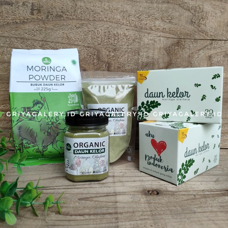 

Organik Teh Daun Kelor / Organic Moringa Oleifera Tea bubuk
