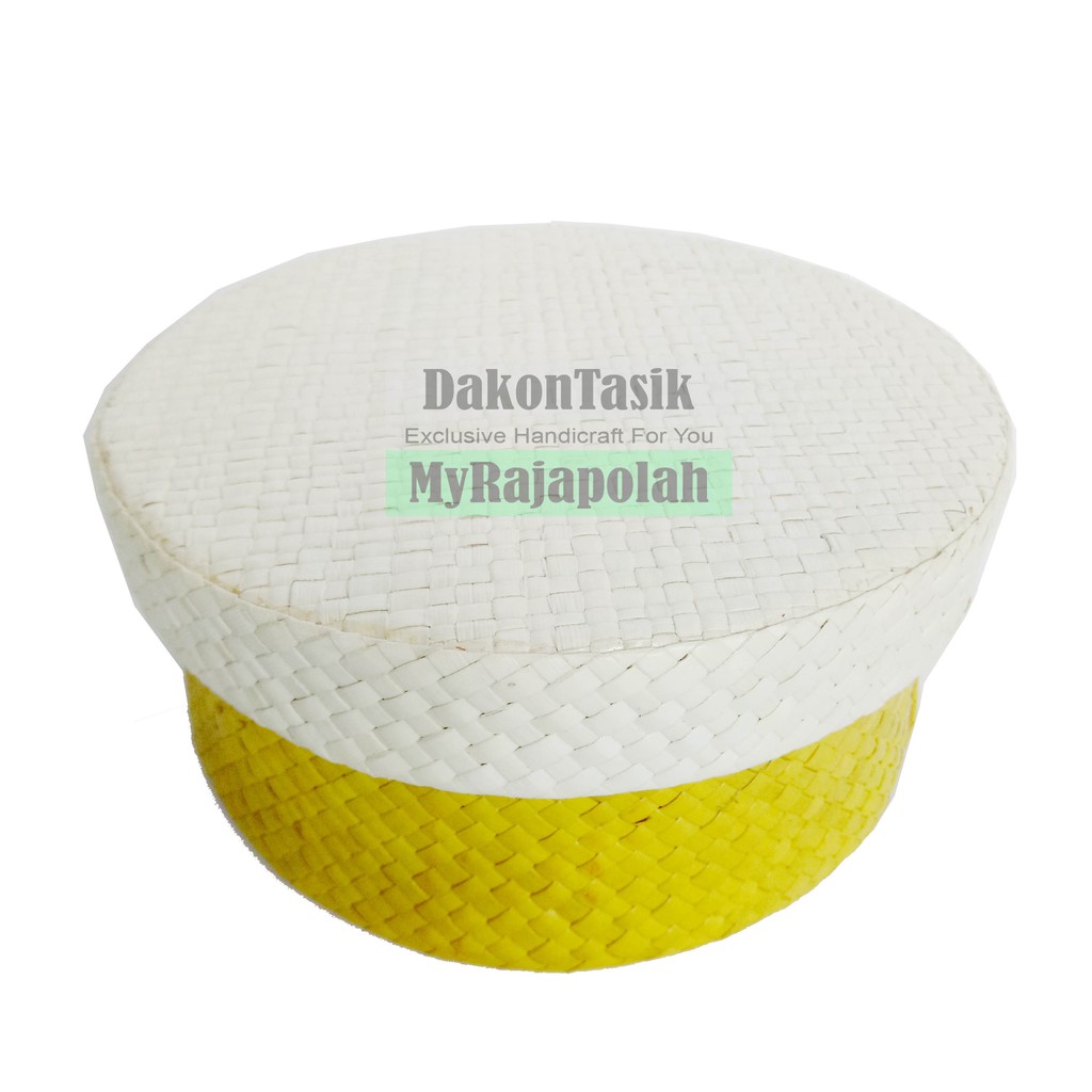 DT - 17138 TOPLES TEMPAT PENYIMPANAN PERHIASAN AKSESORIS ANYAMAN PANDAN