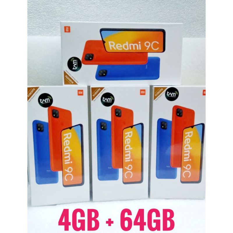 Xiaomi Redmi 9c Garansi    Resmi TAM 4/64 RAM 4GB 64GB