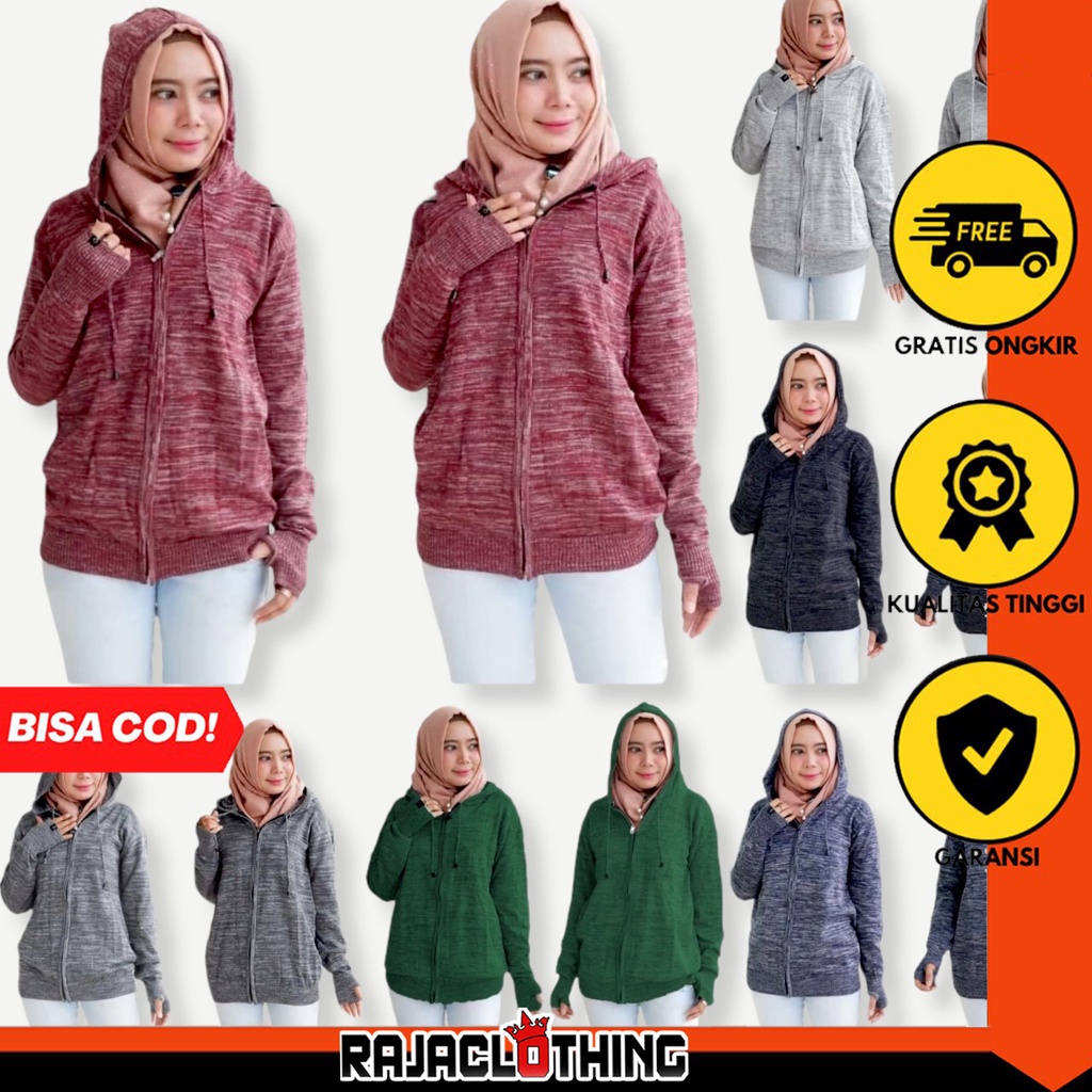 RCL- Sweater Perempuan Jaket Perempuan Rajut Ariel Twist - Jaket Sweater Rajut Twoton Wanita