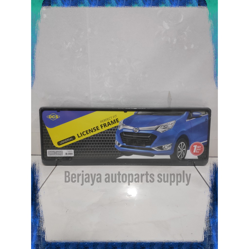 (1 SET)Dudukan Plat No Mobil - Tempat Plat Nomor/BK Mobil - Dudukan Plat BK UNIVERSAL