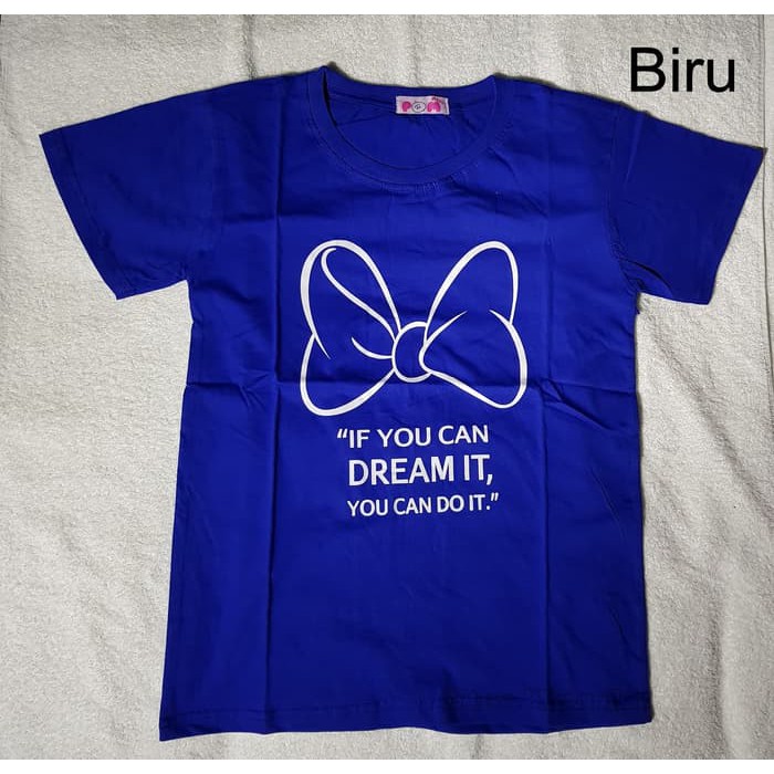Baju Ribbon If You Can Wanita Dewasa ( W Biru )