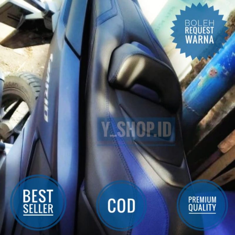 Sarung Kulit Jok Motor Vario 110 125 150 Modif Eropa MBtech Anti Rembes Terbaru