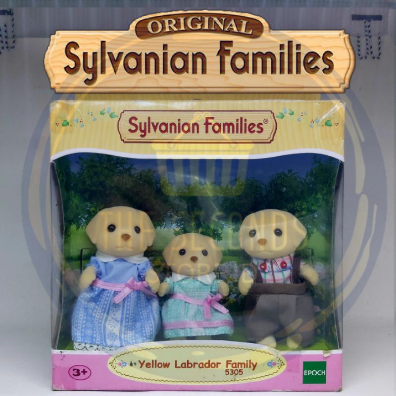 Sylvanian Families - Yellow Labrador Family - Original Sylvanian Families