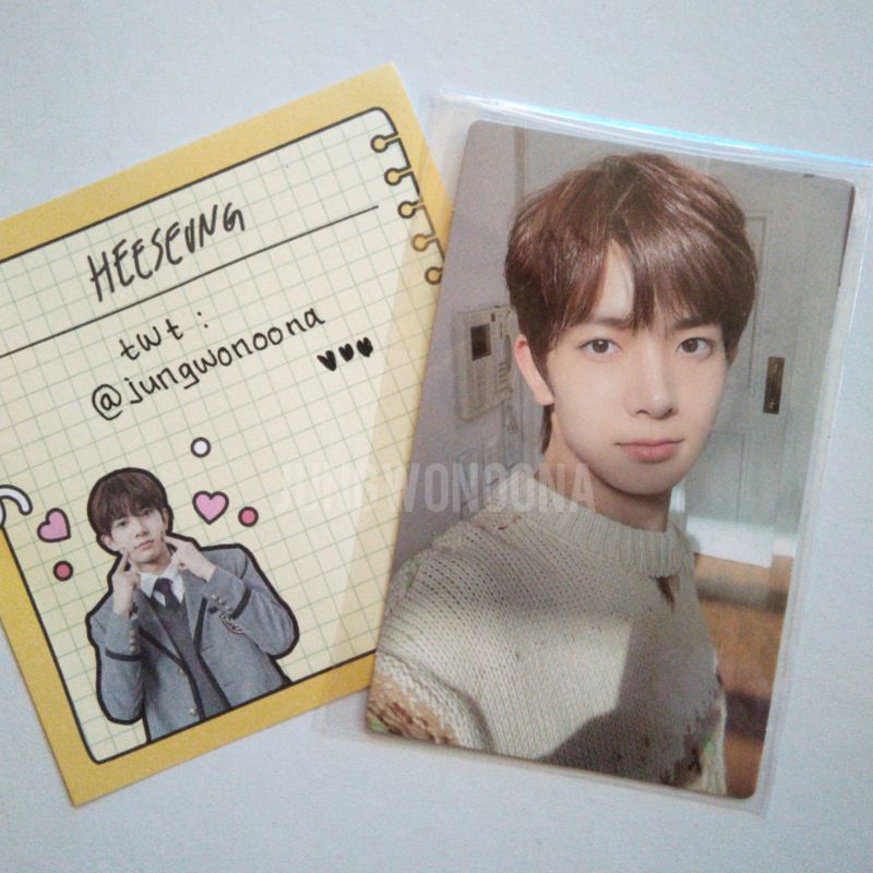 [ BOOKED ] RPC / PHOTOCARD EN-CONNECT DVD ENHYPEN HEESEUNG
