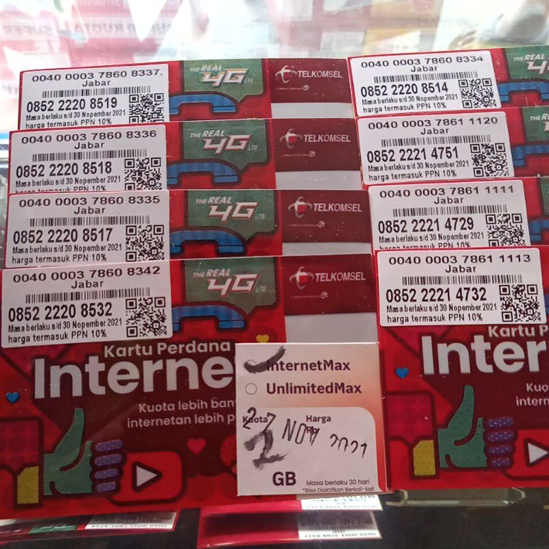 TELKOMSEL INTERNET MAX 2GB Kwartet 2