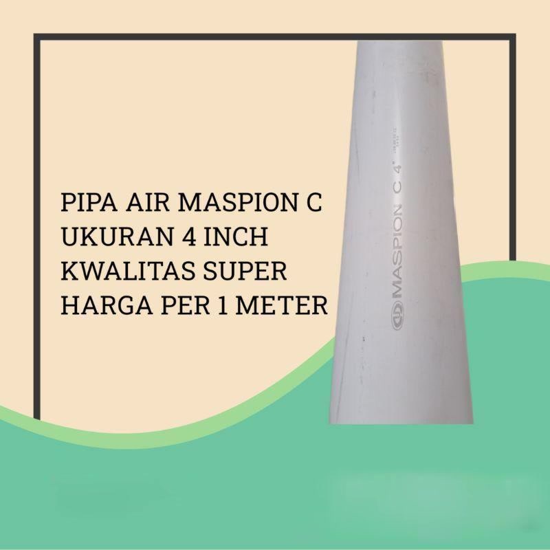 MASPION PIPA PVC C 4" PIPA PARALON PRALON 4 INCH / PIPA AIR MASPION