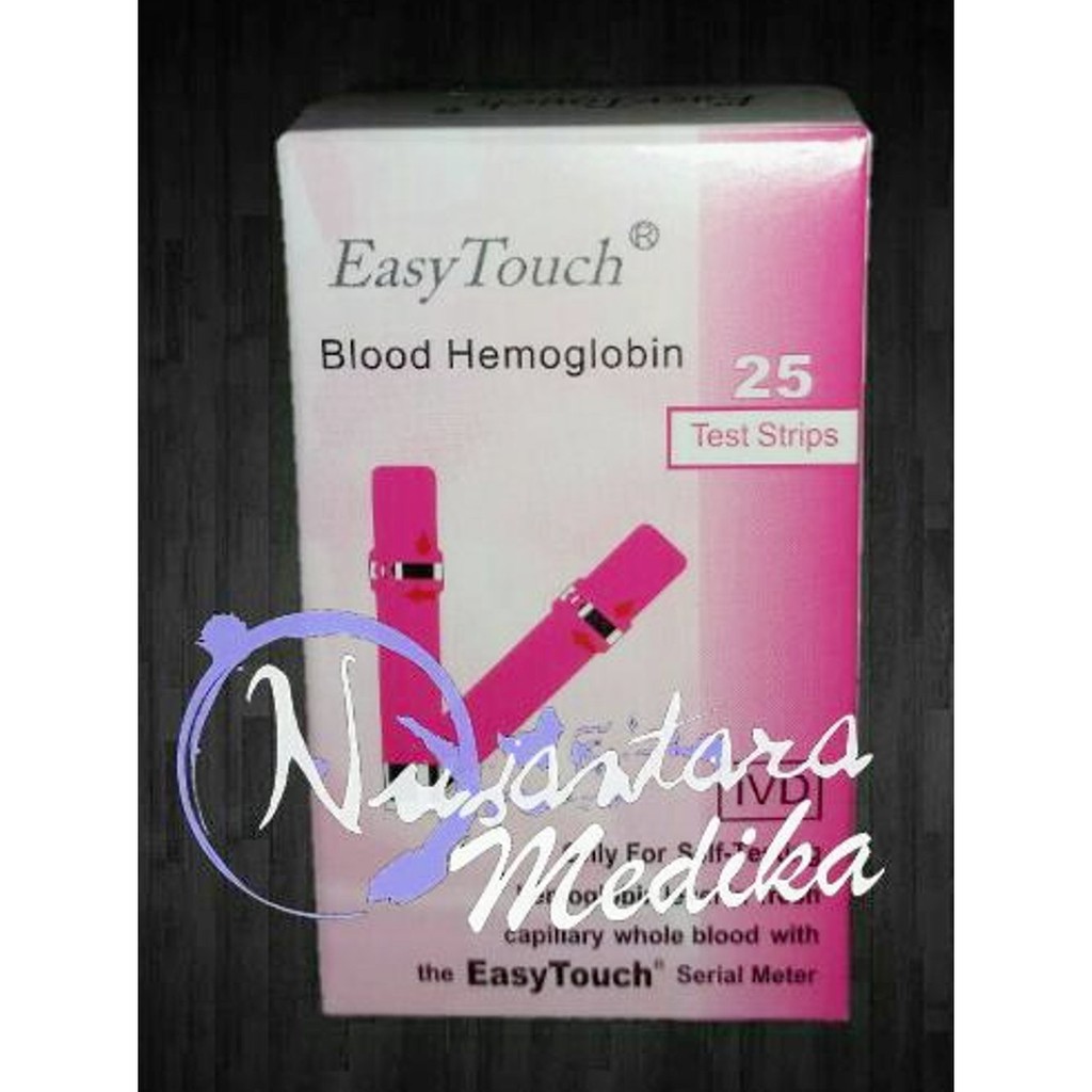 Refill Strip Hemaglobin Easy Touch Original isi 25