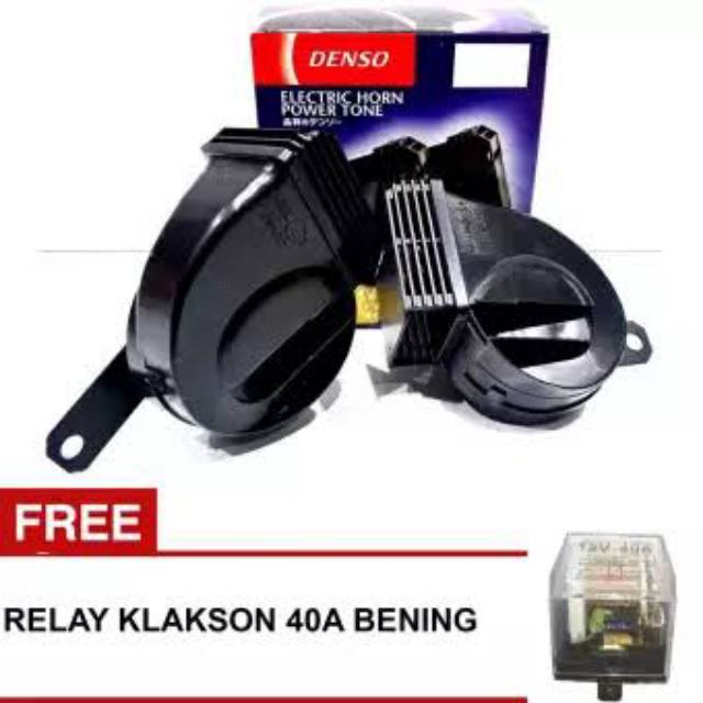 Klakson denso denso waterproof free relay klakson transparan