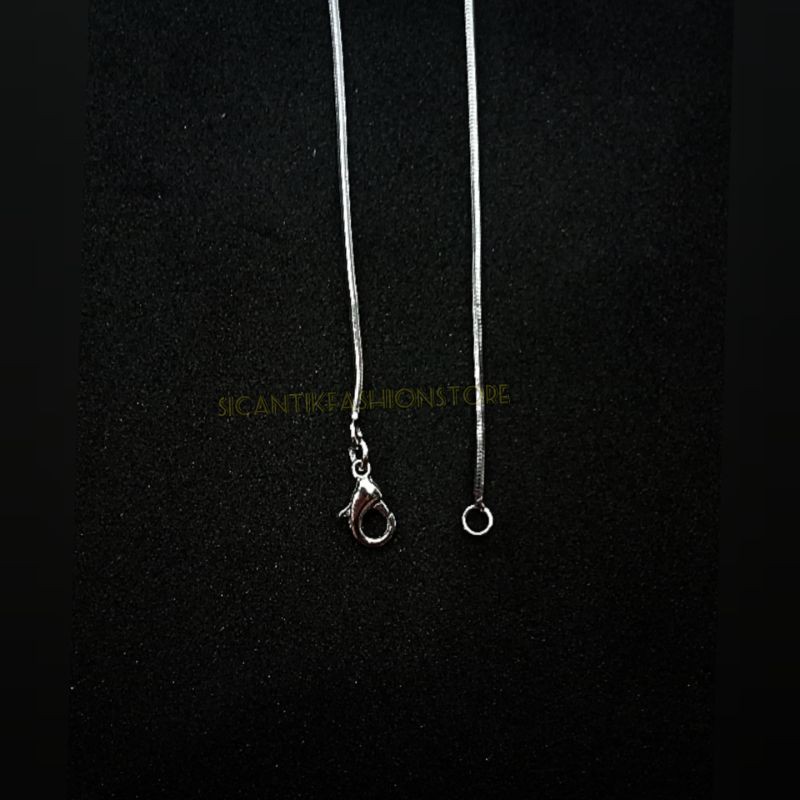 Kalung Titanium liontin burung hantu silver Fashion pria wanita terlaris anti Karat tidak luntur