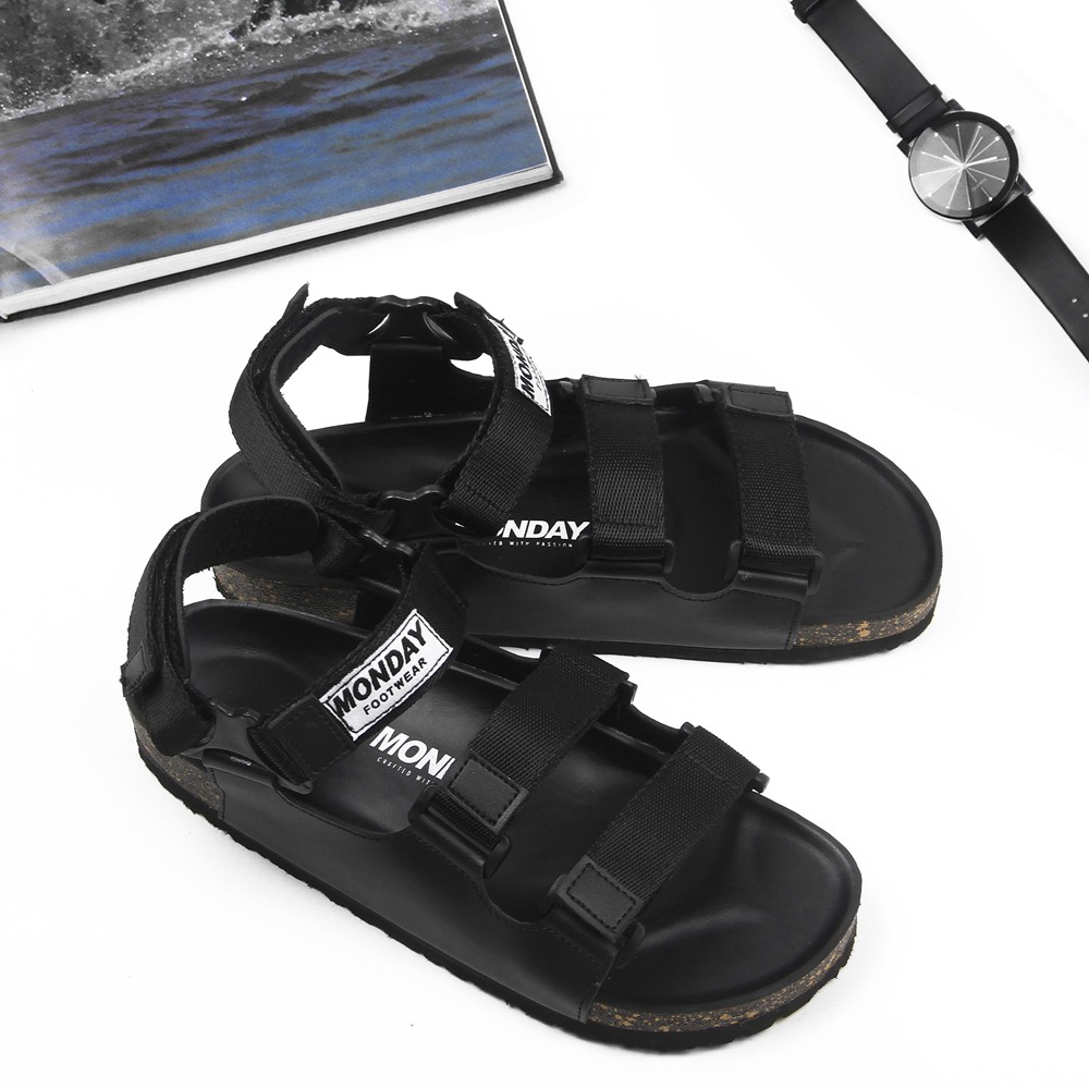 Monday Sandal Pria | Kid Black