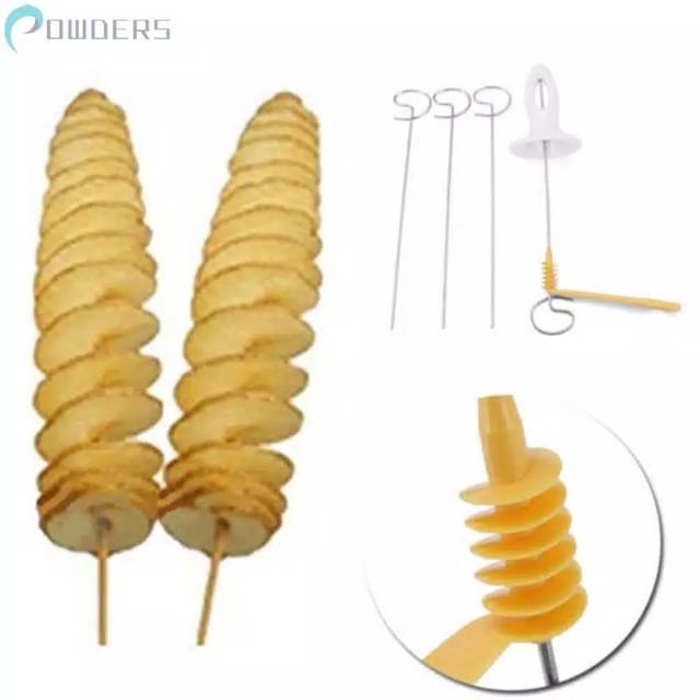 Alat Pemotong Kentang Bentuk Spiral Tornado Potato Spiral Cutter