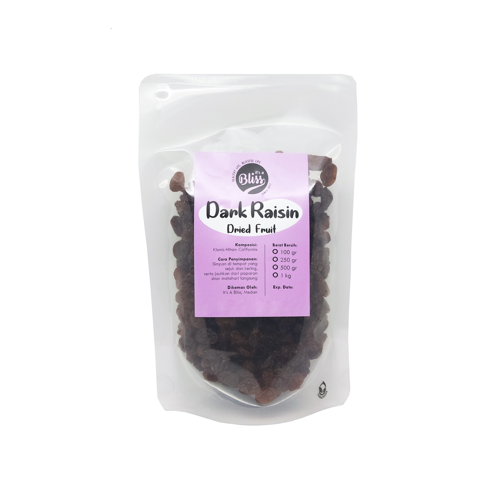 

California Dark Raisin / Kismis Hitam (1 kg)