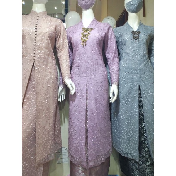 KEBAYA STELAN TILLE BROKAT /ROK TILLE ALEXSANDRIA/KEBAYA MODERN