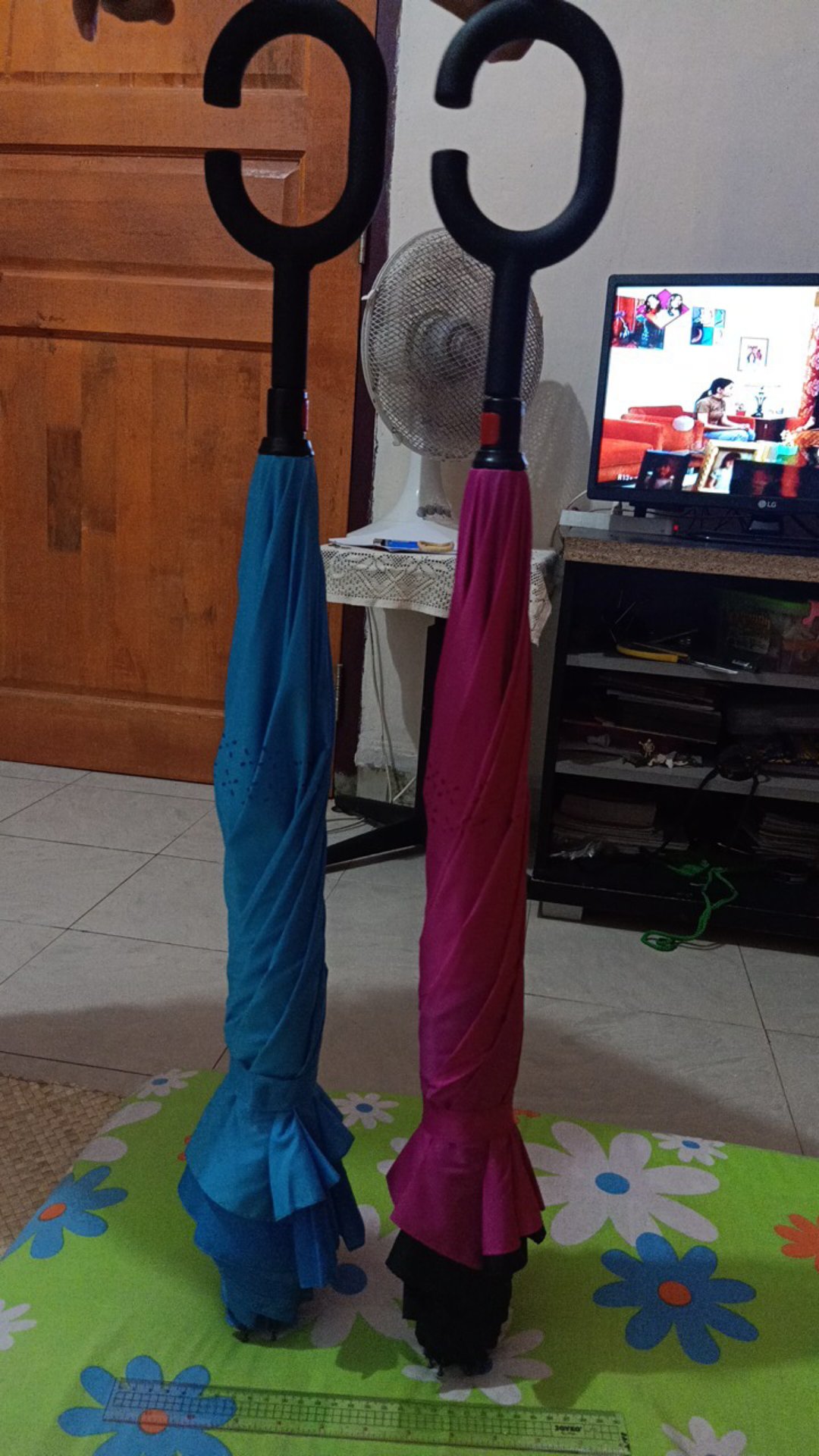 Ubrello Bolde - Payung Terbalik Upside Down Umbrella - Tanpa Corak