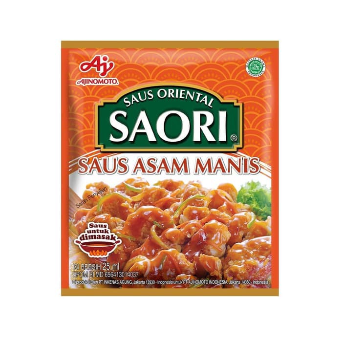 

Saori Saus Asam Manis Kemasan Praktis Ekonomis 25ml