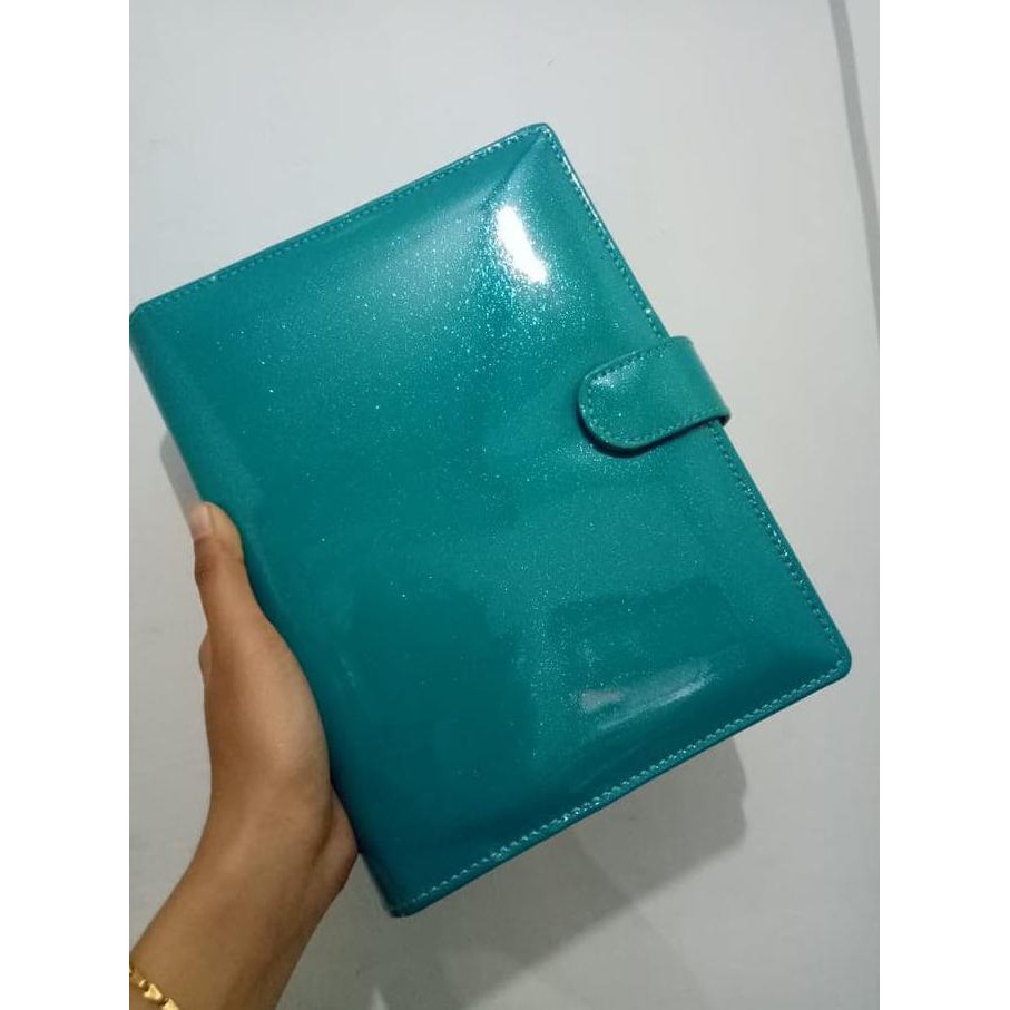 

✨ BISA BAYAR DITEMPAT✨ Binder READY Glitter Laminasi Glossy B5 (26ring) Part 2 - Hijau Tosca