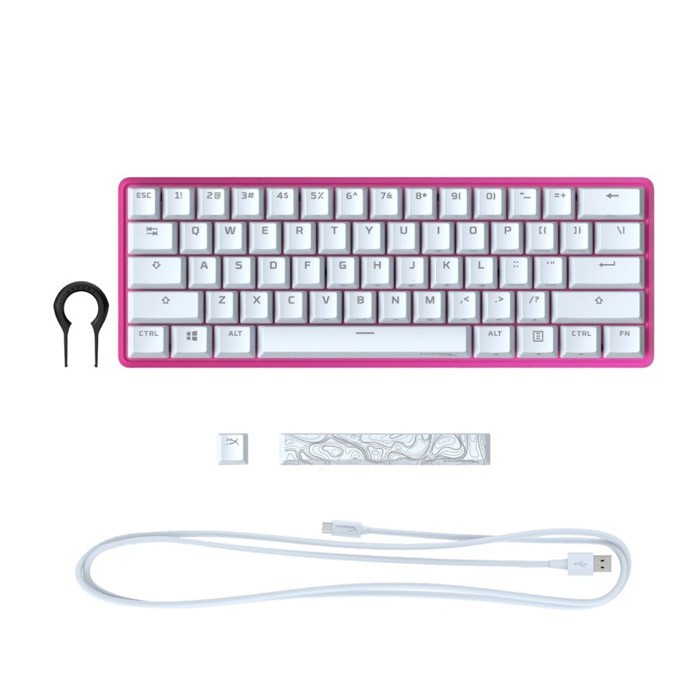 HyperX Alloy Origins 60 Pink Mechanical Gaming Keyboard