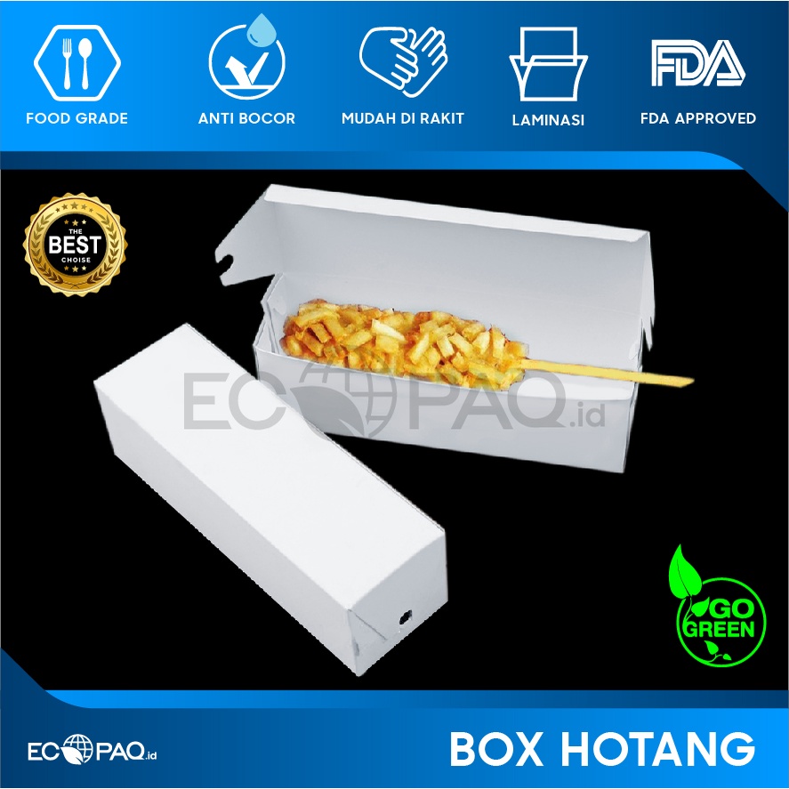 Box HOTANG - Dus HOTANG - Kotak HOTANG - Hotdog Sostang Tokkebi - (50 pcs)