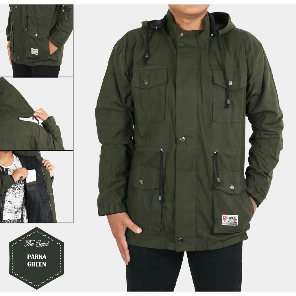 JAKET MURAH ! Jaket Parka Pria Premium Quality - Jaket Parka Polos - Jaket Motor