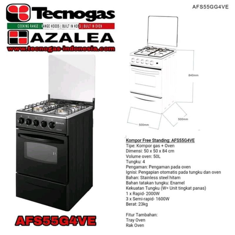azalea kompor dan oven gas