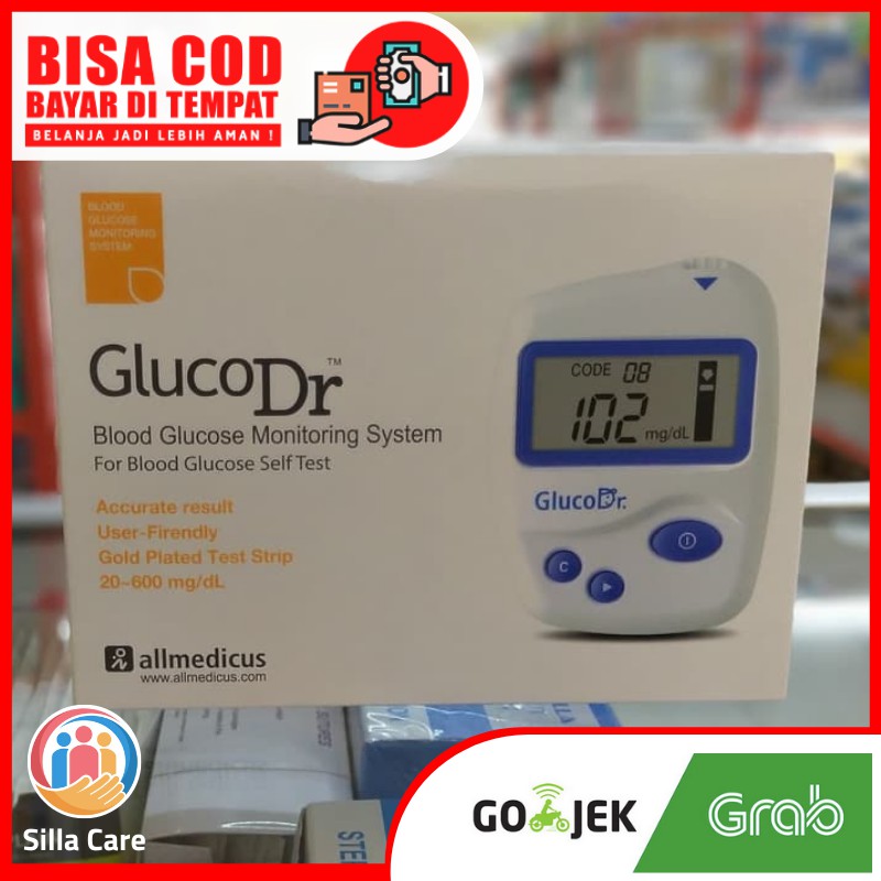 GLUCO DR BLOOD GLUCOSE AGM 2100 - ALAT TES PENGUKUR KADAR GULA DARAH BERKUALITAS