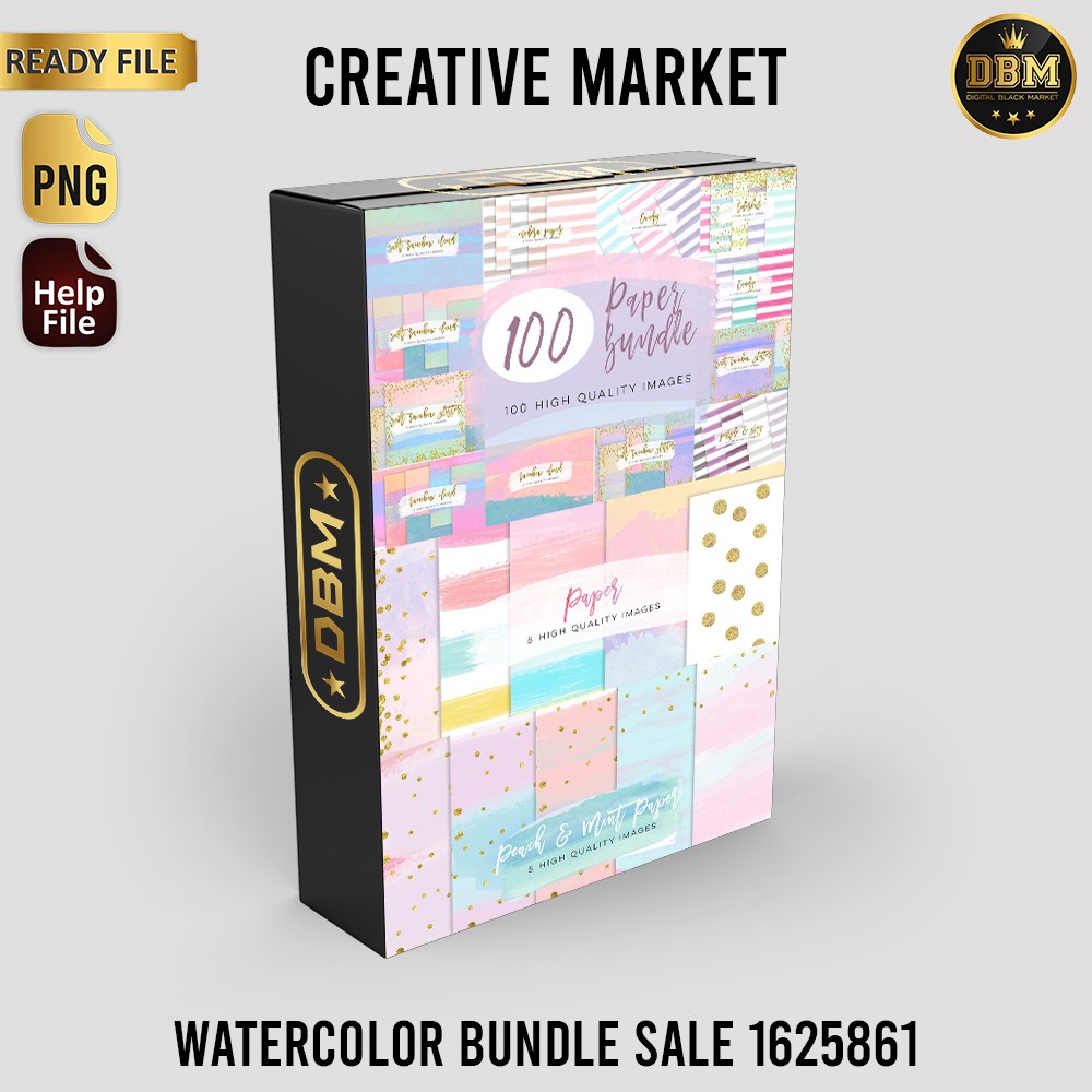 Watercolor Bundle Sale - JPEG Ultra HD