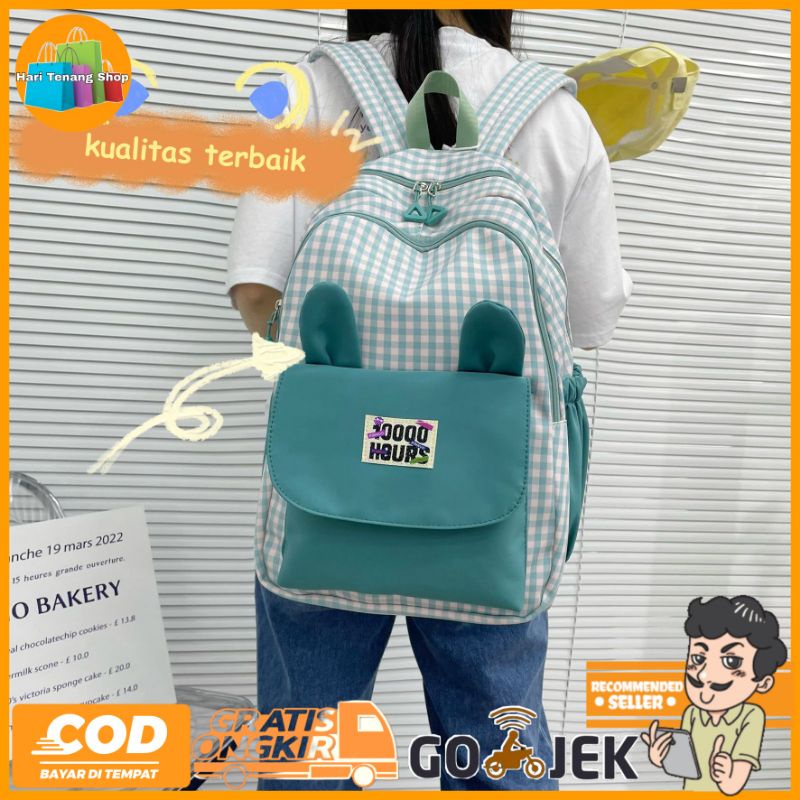 Tas Ransel Anak Sekolah Backpack Fashion Wanita Tas Anak Perempuan Tas Sekolah Anak SD SMP SMA 04