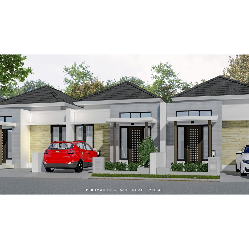 Jual Desain Rumah Type 45 Tropis Modern 1 Lantai Lahan 6 X 12 M Indonesia Shopee Indonesia Jual Desain Rumah Type 45 Tropis Modern 1 Lantai Lahan 6 X 12 M Indonesia Shopee Indonesia