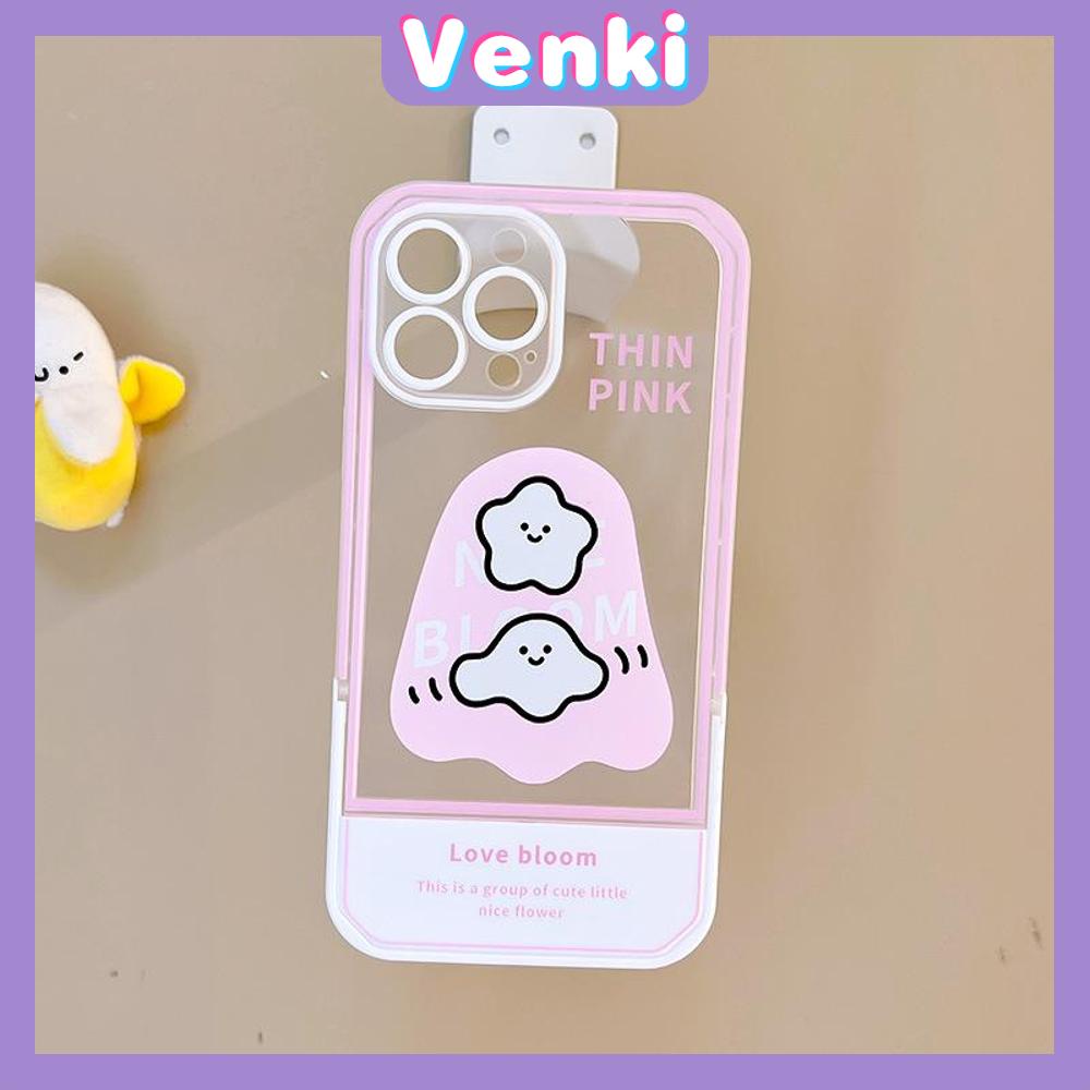 iPhone Case Acrylic Invisible Folding Stand Silicone Soft Case Shockproof Cover Camera Cloud Cute Cartoon Compatible For iPhone 11 Pro Max 13 Pro Max 12 Pro Max 7Plus xr XS Max