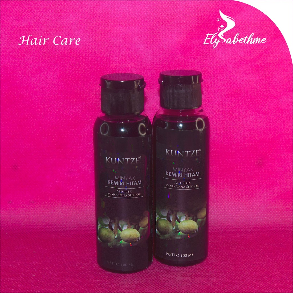 ✿ELYSABETHME✿ kuntze minyak kemiri bakar hitam penumbuh rambut anti rontok untuk anak dan dewasa