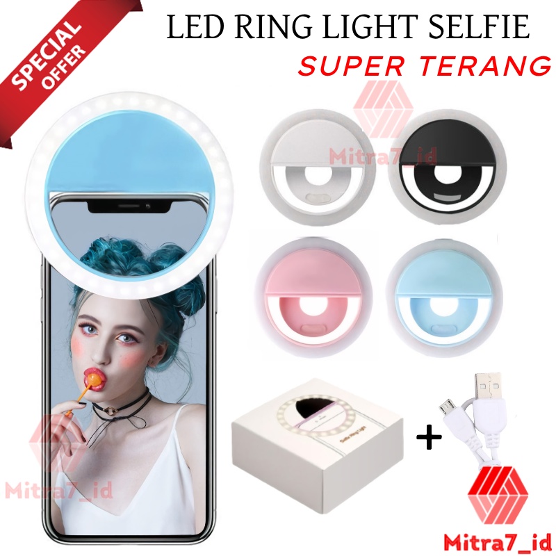 [M7] Ring Light Selfie Led / Selfie Ring Light / Lampu Led Selfie / Lampu Selfie