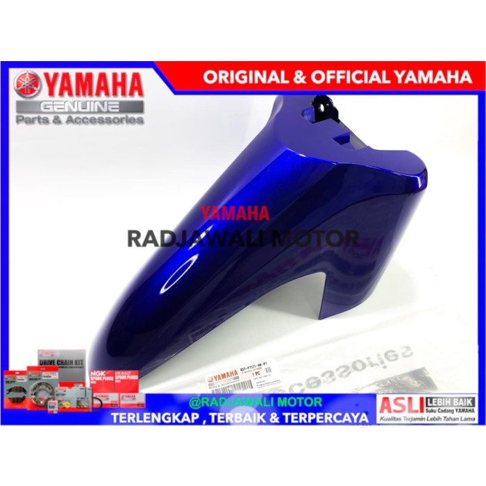 SPAKBOR DEPAN VEGA R NEW ASLI ORIGINAL YAMAHA - Biru