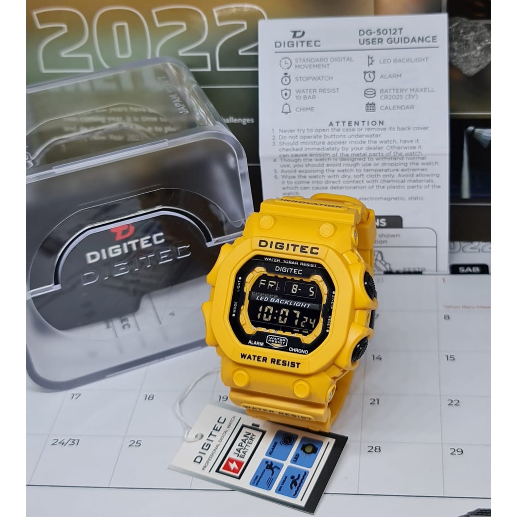 Jam Tangan Pria DIGITEC DG-5012 Original / DG2012 Digitec Original 100%