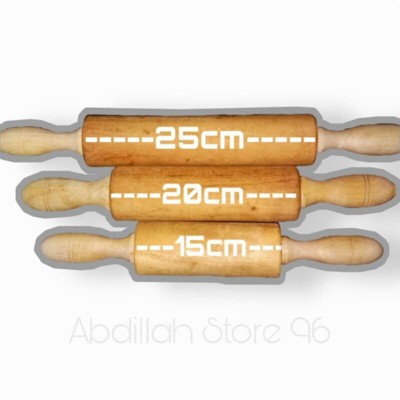 Rolling Pin Kayu Mahoni Halus Roll Pin Penggiling Adonan | Shopee Indonesia