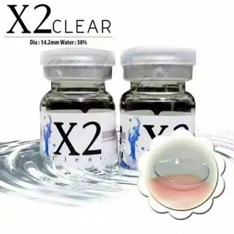 X2 bening minus soflen / kontak lensa