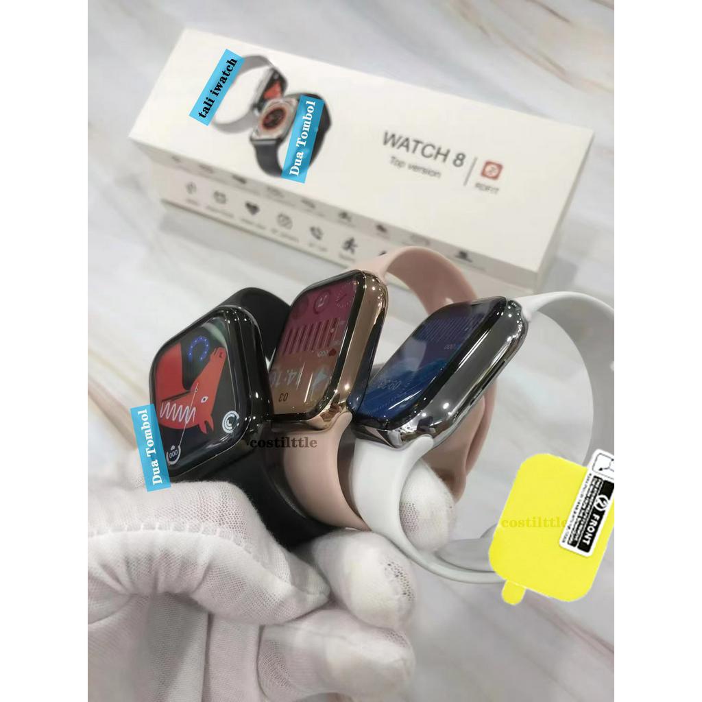 (New IW8)Smart Watch ORI IWO Serise 8 PRO MAX Watch 8 Jam Tangan Wanita/Pria/Couple Original Bluetooth Call IP68 Tahan Air NFC Always on Display Long Standby Watches Heart Rate Monitor Fitness Tracker Smartwatch for Android IOS